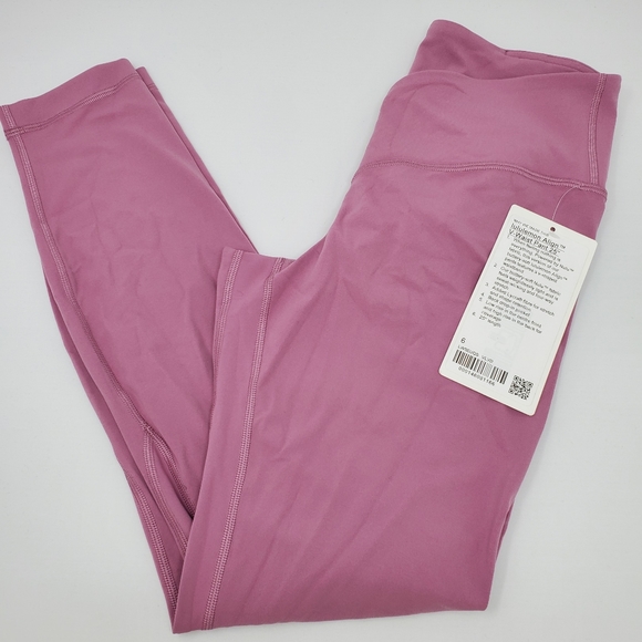 NWT Size velvet dust pink leggings lululemon align v-waist pant